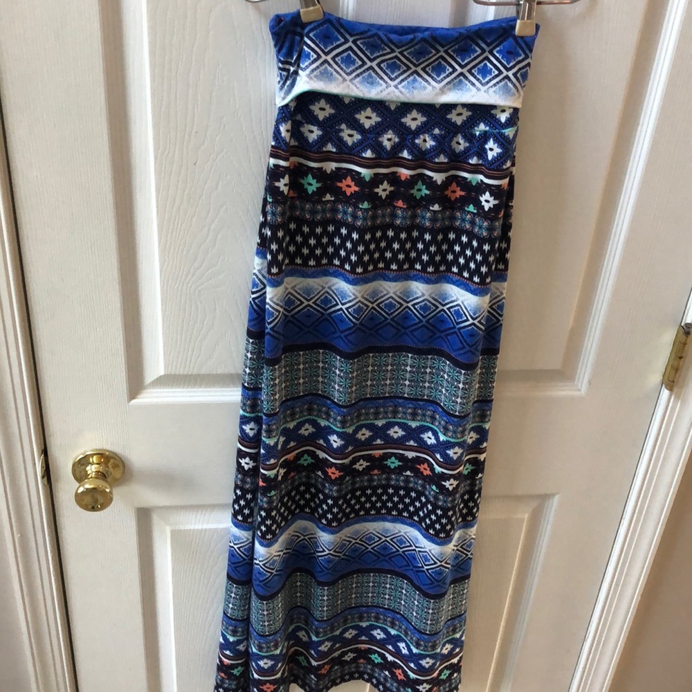 Colorful maxi skirt  XS